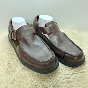 Timberland Leather Fisherman Sandals Mens 11M Brown‎ Buckle Casual Comfort